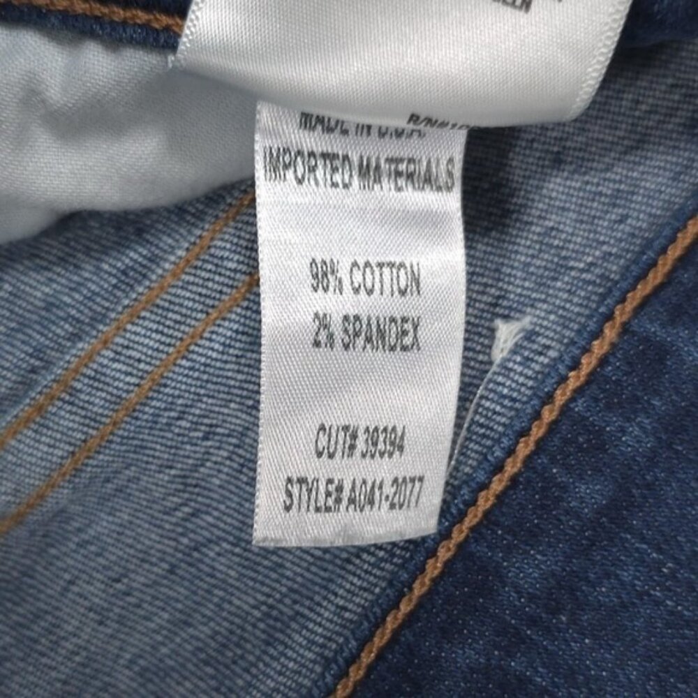 AGOLDE PREMIUM Women's Jeans Size 24 Flare Distressed Raw Hem USA MADE A041-2077 - Picture 11 of 12